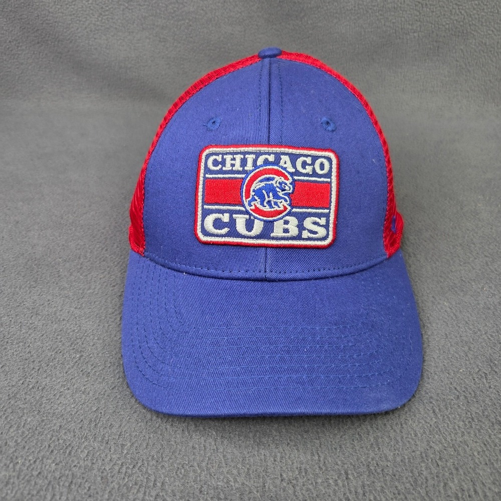 Chicago Cubs Baseball Hat 47 Brand Blue Red Mesh Snapback Youth Adjustable MLB